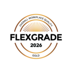 FlexGrade 2026 Gold badge for overall workplace quality