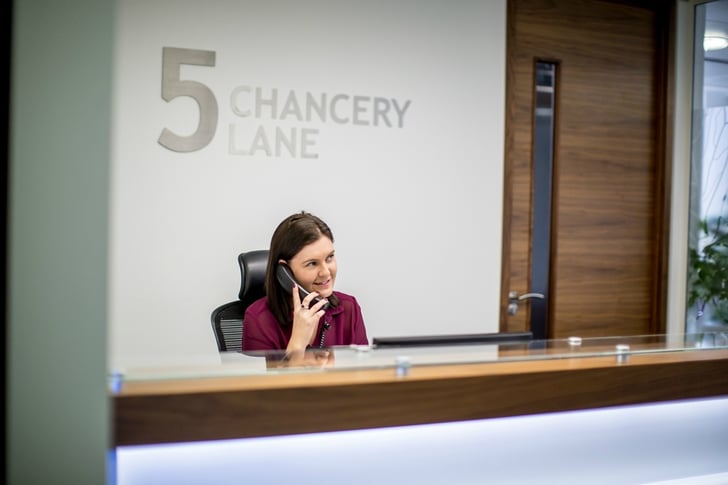 Chancery Lane building reception