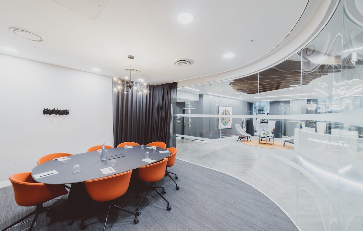 Orega Gracechurch Street Orange Meeting Room_1258x800