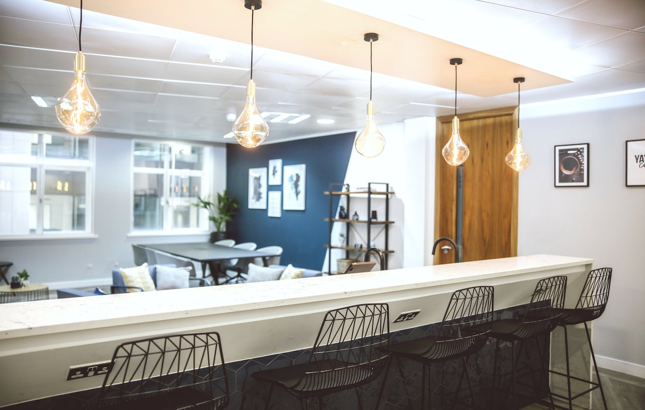 Orega High Holborn kitchen and communal space