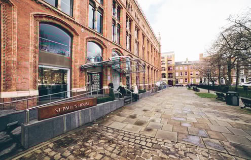 Orega Leeds building entrance