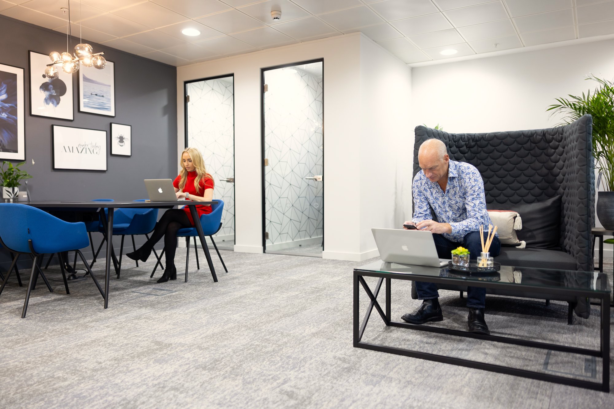 Piccadilly communal area with people 4