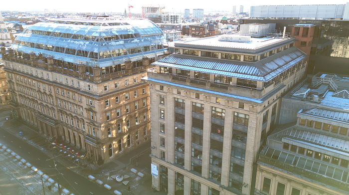 George Square done footage